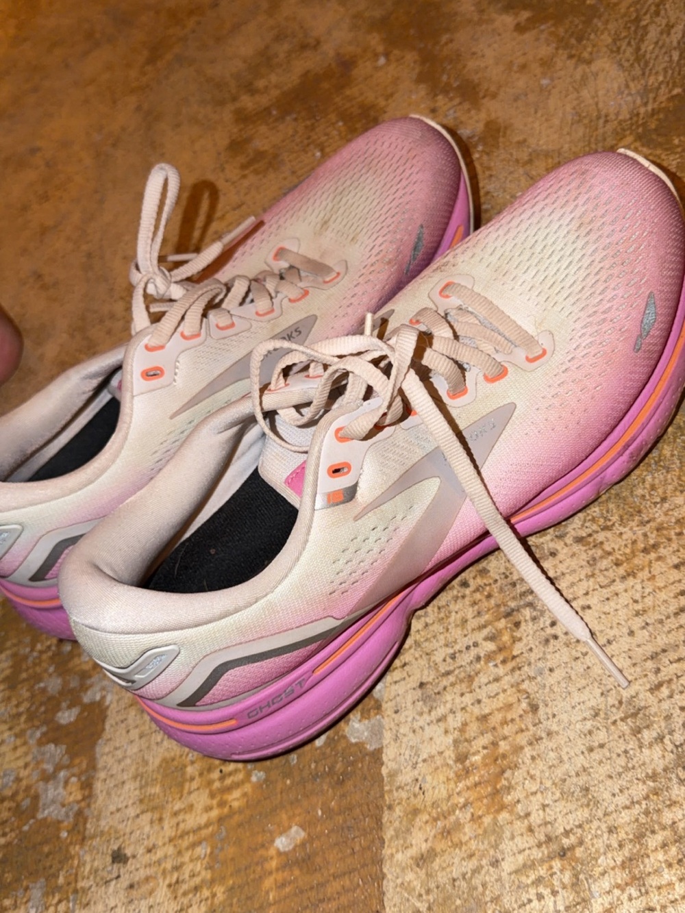 Brooks Women's Pink Ombre Running Sneakers